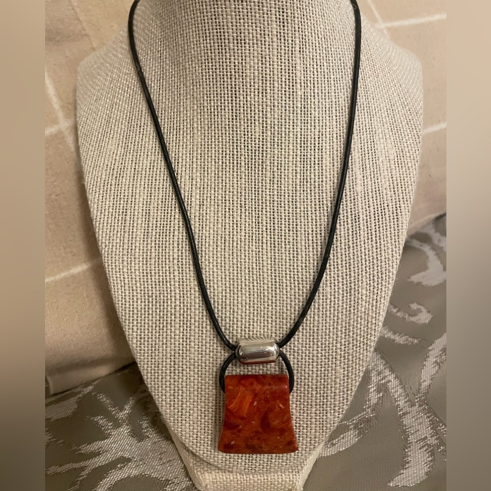 Silpada coral necklace